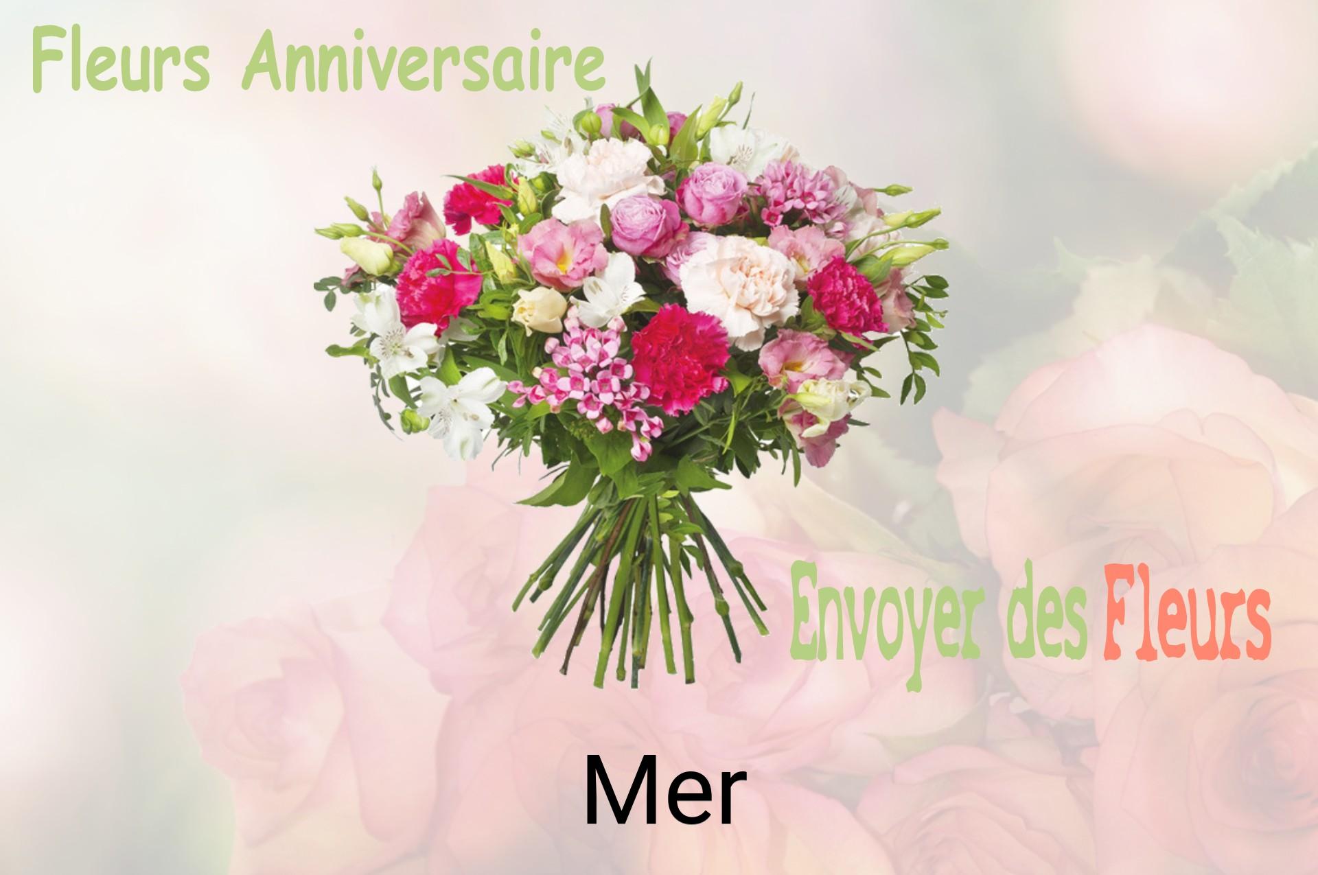 Bouquet de fleurs d’anniversaire livré à Mer